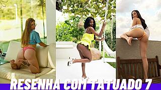 Brazilian prostitute assfucks tattooed guy