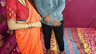 Cute saree bhabhi naughty with devar, rough anal after ice