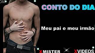 meu pai e meu irmão passam tempo juntos em casa