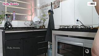 i hired latina maid who got naked to clean, couldn't resist