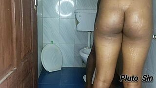 Tina joins her step brother in the shower - sex in the bathroom 😘