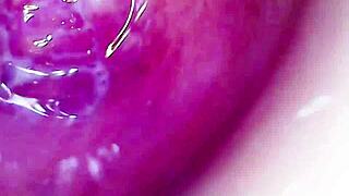 Camera Inside Creamy Juicy Pussy Until Cum Hard