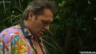 Beautiful Redhead Lady Bent Over for Hard Outdoor Sex