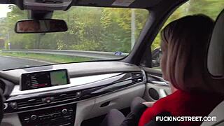 Blonde surprises saviour with sex