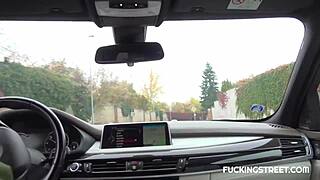 Blonde surprises saviour with sex