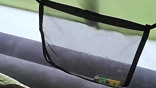 Morning Sex In The Camping Site. POV Of Risky Missionary With Cumshot.