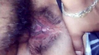 rico sexo con su tanga de lado y vestido puesto