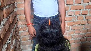 Telugu college girl experiences a romantic moment in the bathroom