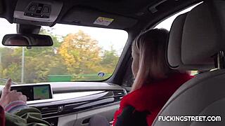 Blonde surprises saviour with sex