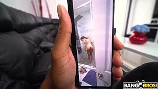 I, eden west, catch my stepdad peeping in the shower