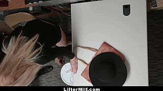 Shoplifter Milf And Stepson Pounded By Officer In Office