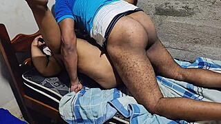 Stepsister Fucked by Stepbrother at Party, Cum in Mouth!