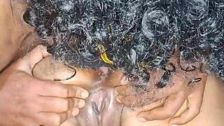 hot desi bhabhi moans during doggy ass licking!