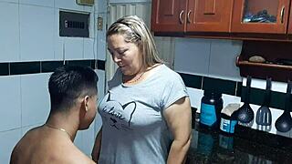 Stepmother Gives Best Cock Blowjobs Ever!