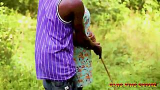 outdoor village hardcore sex under bamboo tree with bbw milf queen