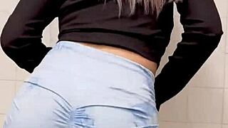 My friend dances so sensually and wildly in this crazy amateur compilation from the bedroom.