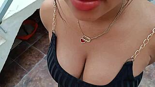 Colombiana Keilimar Gets Bent Over By Boyfriend's Monster Cock