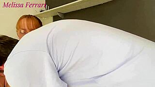 She wouldn't let me study, fucked my pussy and came on my face in sheer and red