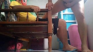 Best Friend Fucks Stepmother On Couch Hard