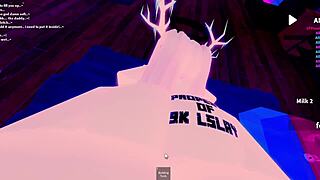 Fucking a little slutty bitch into my freaky room. Roblox style.