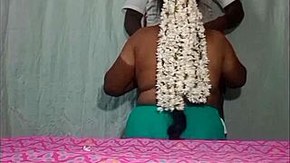 Beautiful brunette housewife gets fucked by husband.