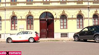 The job is yours if you perform a quickie blowjob