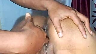 hot desi bhabhi moans during doggy ass licking!