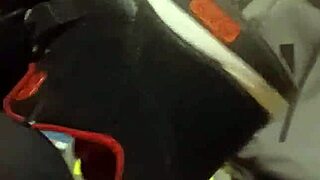 my friend has fun destroying my sneakers in this casual video