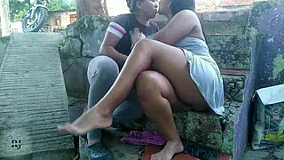 We licked and fucked passionately on the street, reaching orgasm.