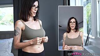 Frustrated Stepmilf Shay Sights Seduces Stepson For Massive Cock Blowjob And Creampie