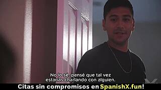 this brunette colombian has a hairy pussy that's so hot. blowjob and natural tits 😈