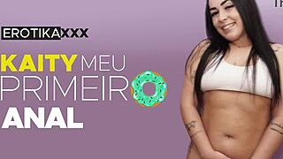 Kaity experiences her first anal in full Erotikaxxx scene