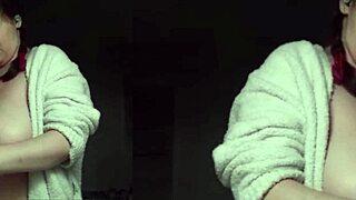 Chubby Slut Shows Huge Natural Tits