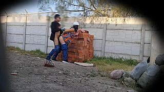 had sex at work with latina girl caught on security cameras