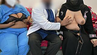 Doctor, how about some fun with the nurse and patient in this Bangladeshi hospital leak? What do you say we make it a wild threesome fantasy?