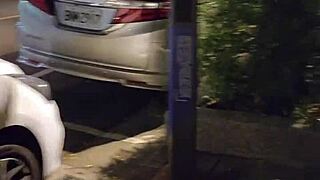 Shemale Ting Xuan Feels So Aroused Outdoors Peeing and Removing Underwear to Masturbate Passionately in Park