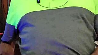 Why Not Indulge In Ezsosa's Curvy Exhibitionist Flashing Solo In Bedroom With Uncensored Fat Vibes?