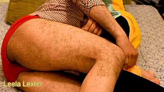 sexy office lady casually hooks up with her boss in the bedroom for some hindi action