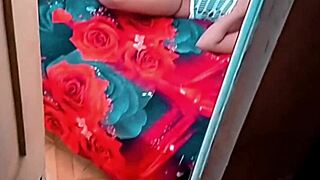 Hey, did you cum in my wife's friend's pussy? Now watch my wife lick every drop from that balloon fetish dildo play!