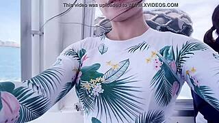 What?! Sleeping fuck with Okinawa hibiscus nipples exposed!