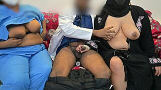 Doctor, how about some fun with the nurse and patient in this Bangladeshi hospital leak? What do you say we make it a wild threesome fantasy?