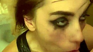 Toilet Whore Filled with Cum