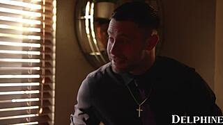 Sexy church babe Aiden Ashley tempts with intense roleplay action