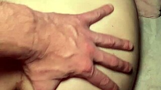 Avril showers gets prone bone fuck in shower with hairy pussy creampie