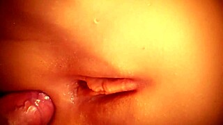 Her Ass And Pussy Make Me Happy With Double Penetration Toys