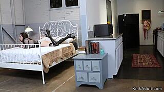 Does this brunette teen lesbian really anal fist her stepmom?