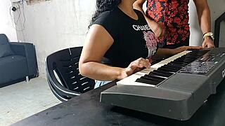 profesor, why punish your young colombian student with bent over doggystyle and muff diving?