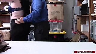 Teen Shoplifter Feels Deep Regret After Lp Officer Fucks Her Hairy Pussy