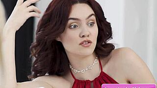 Redhead Lesbian Teen Sucks Big Nipples! Seduces Blonde Friend Freya Parker Kay Lovely