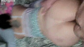 oh man, i'm pounding my stepsister hard in doggy style, her hairy pussy getting filled with creampie 🔥💦